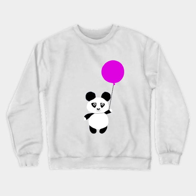 Baby Panda Crewneck Sweatshirt by smartartdesigns